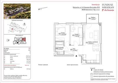 Wynajmę Mieszkanie Katowice - 56,95 m²