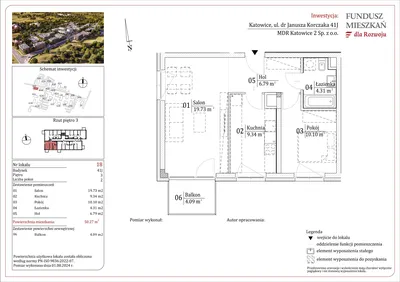 Wynajmę Mieszkanie Katowice - 50,27 m²