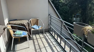 Pokój z balkonem na Wrocławskich Krzykach, dostęp do działki