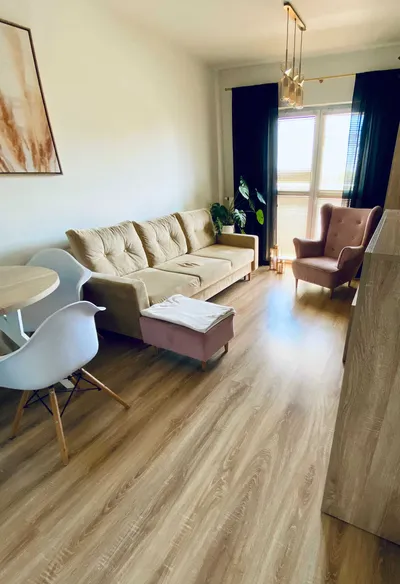 Mieszkanie salon sypialnia aneks kuchenny łazienka balkon Osiedle Projektant Wołyńska - miniatura 4