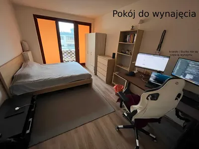 Słoneczny pokój w 2-osobowym mieszkaniu + duża przestrzeń wspólna | Czerwone Maki | Ruczaj | Dębniki | UJ