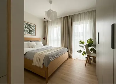 Nowoczesne 2-pokojowe mieszkanie w stylu skandynawskim – Naramowice, Poznań | OD ZARAZ | 0 zł najmu za kwiecień! - miniatura 4