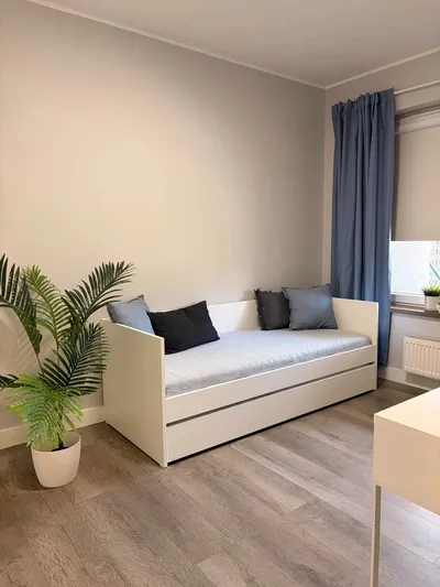 WYNAJMĘ mieszkanie 64 m² z prywatnym ogrodem 80 m² | Łódź - Złotno | cisza, brzozy, taras - miniatura 5