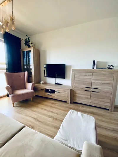 Mieszkanie salon sypialnia aneks kuchenny łazienka balkon Osiedle Projektant Wołyńska - miniatura 3