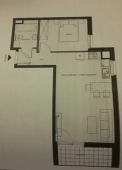 Mieszkanie 2 pokoje na wynajem Wrocławska - miniatura 2