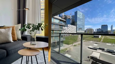 Kawalerka z garażem podziemnym, 19 Dzielnica, ul. Kolejowa, W-wa