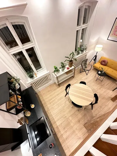Stylowe mieszkanie z antresolą w pełni wyposażone - ul. Matejki - miniatura 4