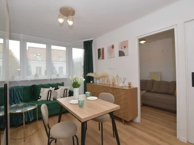 Nowe mieszkanie oddzielna sypialnia balkon Dąbrowskiego centrum Politechnika 5min - miniatura 3