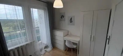 Pokój 1-osobowy z balkonem Katowice Paderewskiego, piękny widok balkon