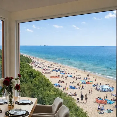 Apartament z widokiem na zatokę| 2 pokoje | balkon | Gdańsk - wynajem
