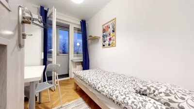 Pokój 1-osobowy, Grójecka 122, parking, obok WUM, bezpośrednio
