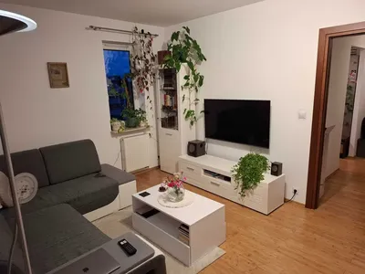 Wynajem mieszkania Warszawa Nowodwory; 54m2; umeblowane; garaż, klimatyzacja