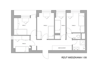 wynajmę room 4 w mieszkaniu 5 pokojowym - miniatura 2