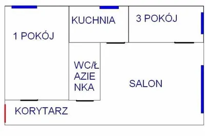 3-pokojowe blok ul. Matejki - miniatura 5