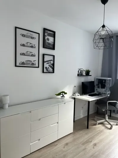 Nowoczesny apartament z widokiem na panoramę Gdańska – 13. piętro, Central Park - miniatura 5