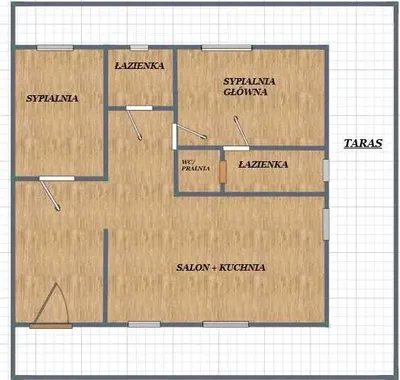 100 m2 z Tarasem i Garażem - Raciborska - miniatura 2